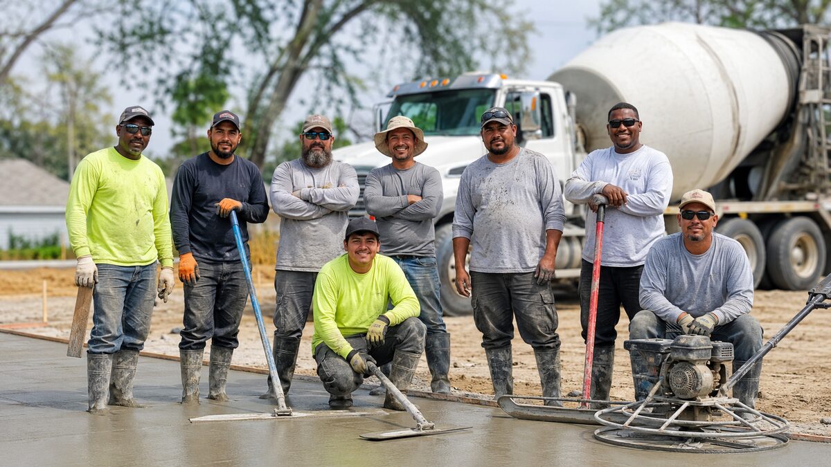 Concrete Parking Lots field service team using The AC People operations platform