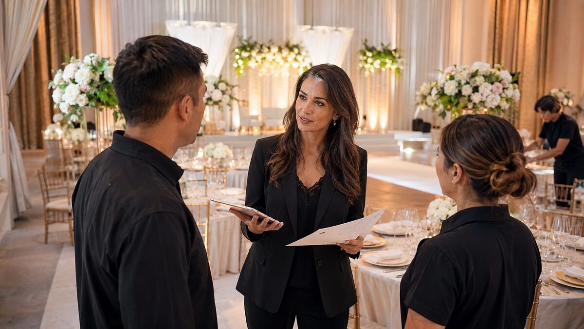 Event & Wedding Planning field service team using The AC People operations platform